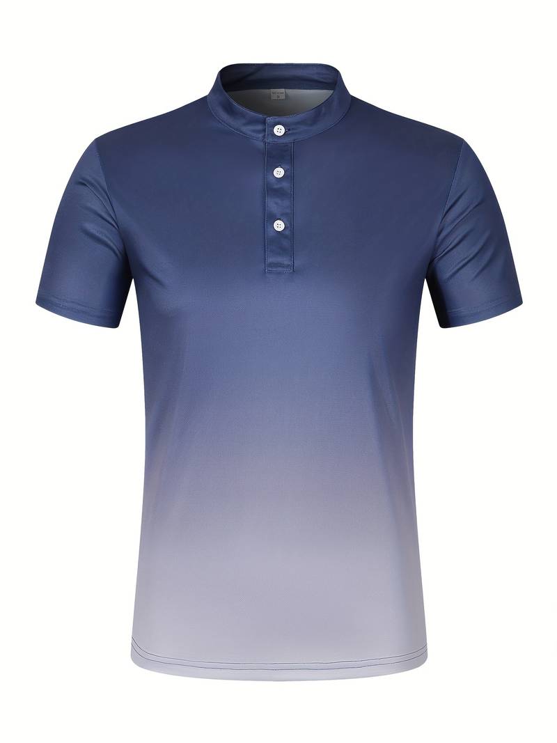 Silvan – Elegantes Herren-Sommerhemd mit Ombre-Effekt
