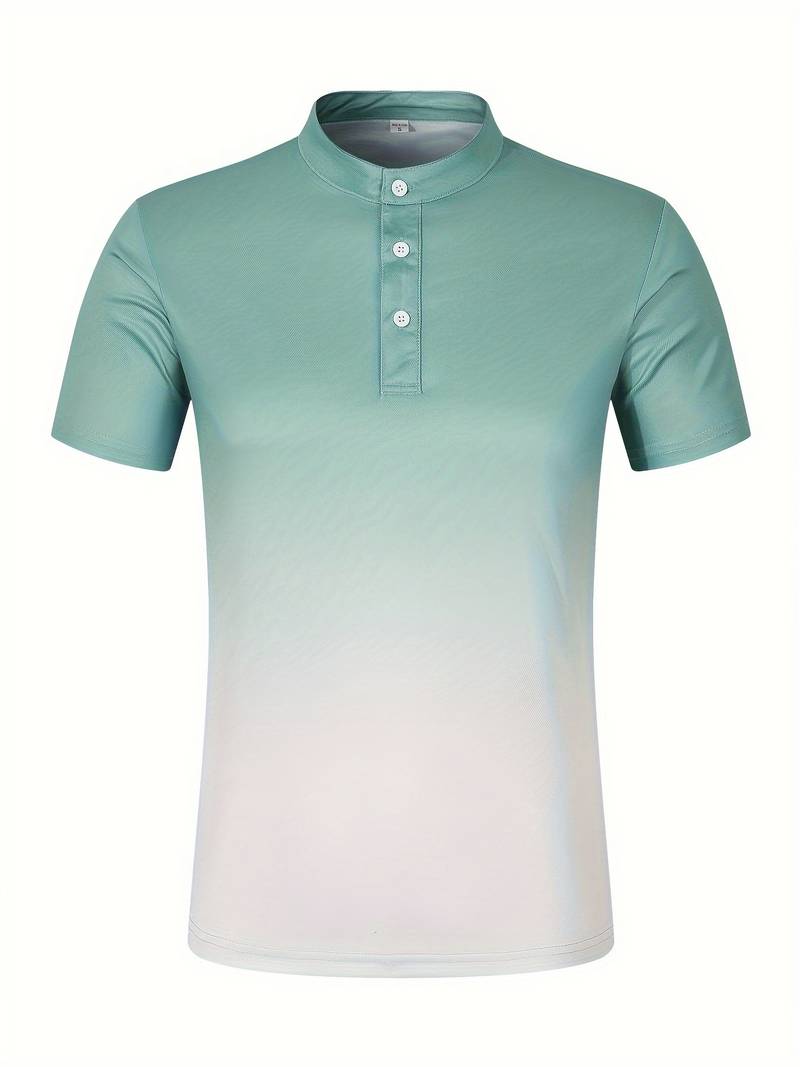 Silvan – Elegantes Herren-Sommerhemd mit Ombre-Effekt
