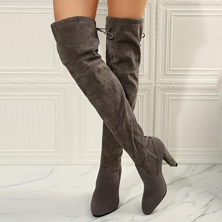 Amara - Klassische Damen-Langstiefel
