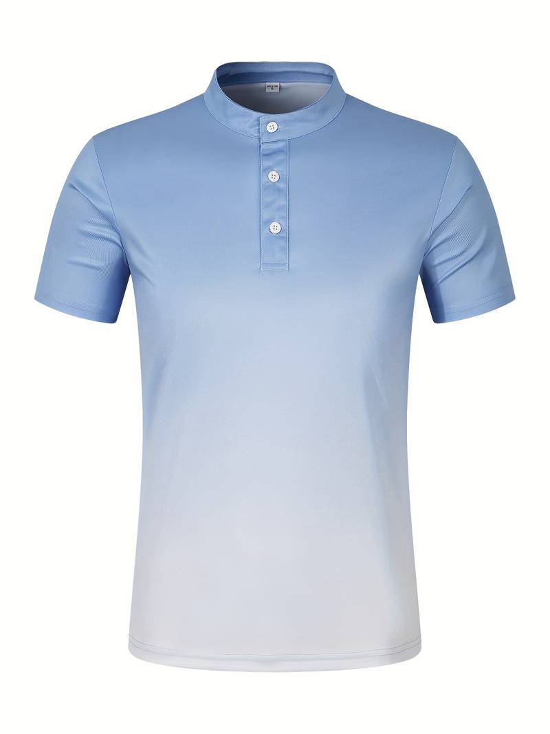 Silvan – Elegantes Herren-Sommerhemd mit Ombre-Effekt