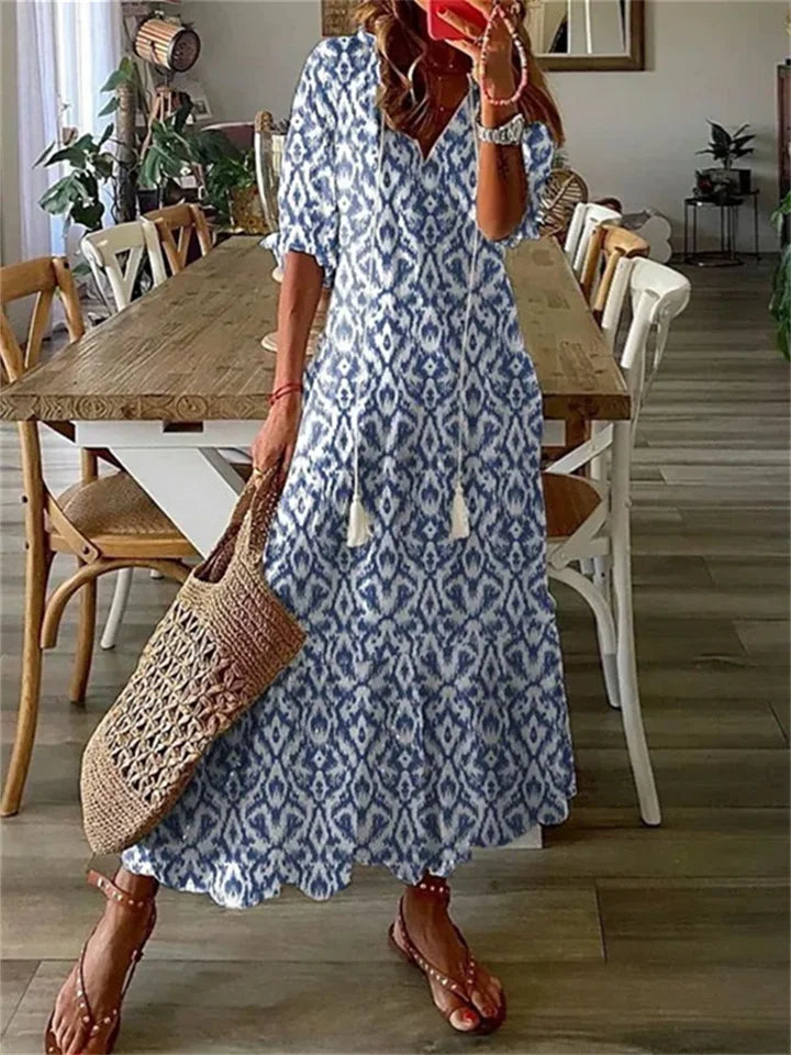 Noelia – Luftiges Maxi-Sommerkleid mit femininer Note