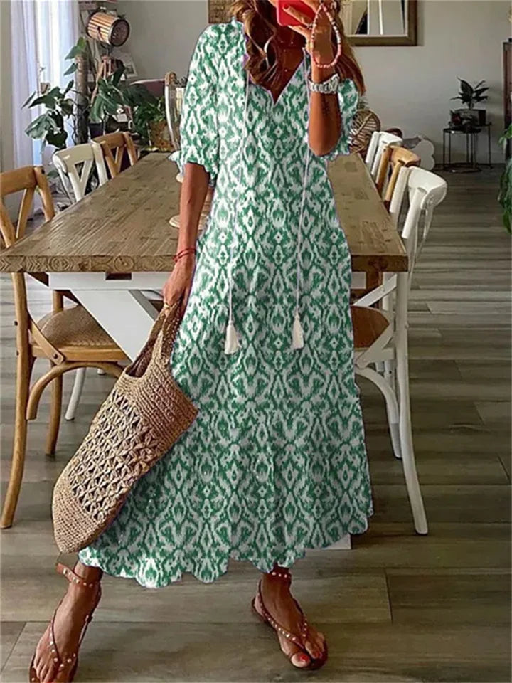 Noelia – Luftiges Maxi-Sommerkleid mit femininer Note