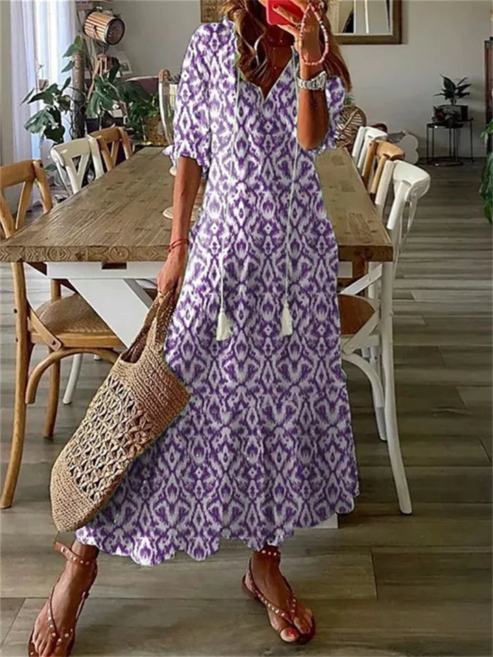 Noelia – Luftiges Maxi-Sommerkleid mit femininer Note