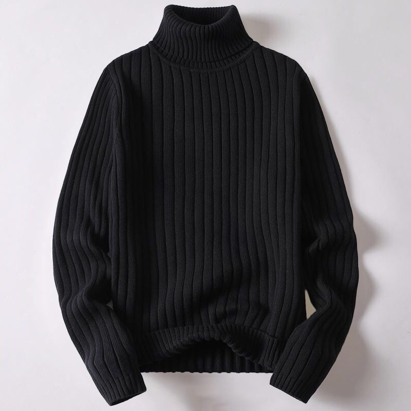 Leander - Merinowoll-Rollkragenpullover für Herren
