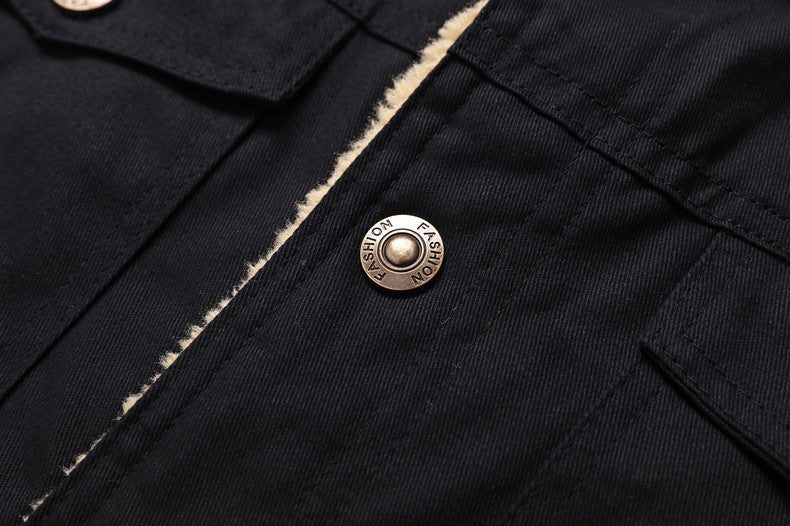 Maximilian - Herren Winterjacke mit Fleece-Innenfutter und Knopfleiste