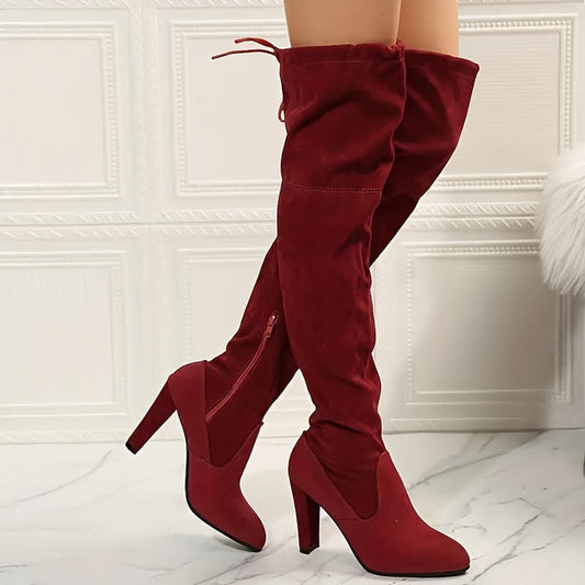 Amara - Klassische Damen-Langstiefel