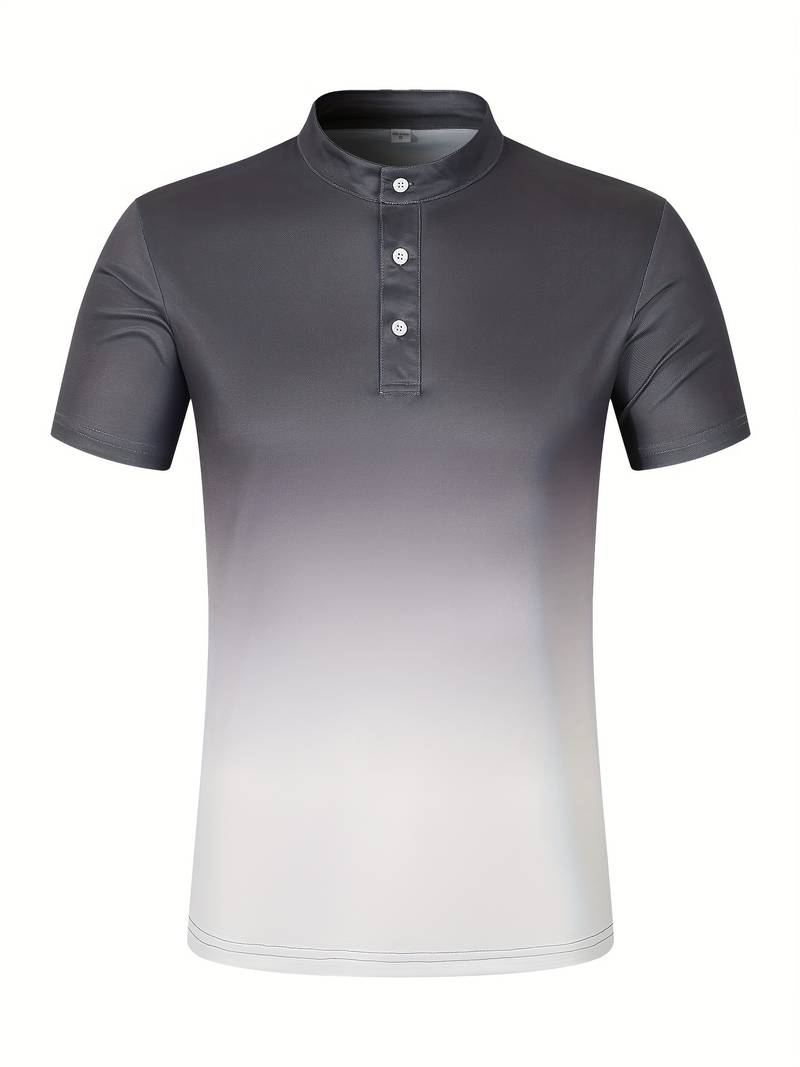 Silvan – Elegantes Herren-Sommerhemd mit Ombre-Effekt