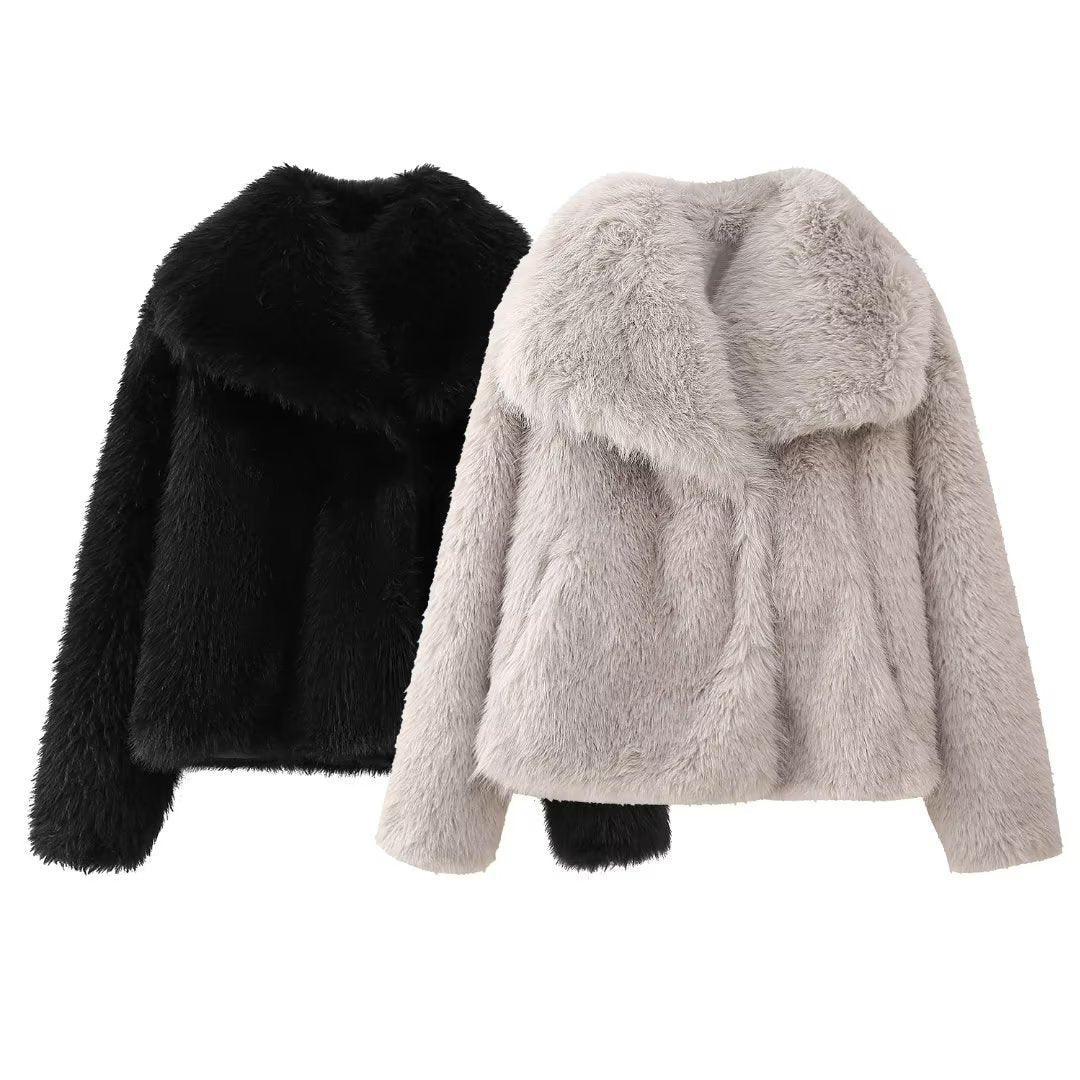 Isabella | Luxuriöse Kunstfelljacke für Damen