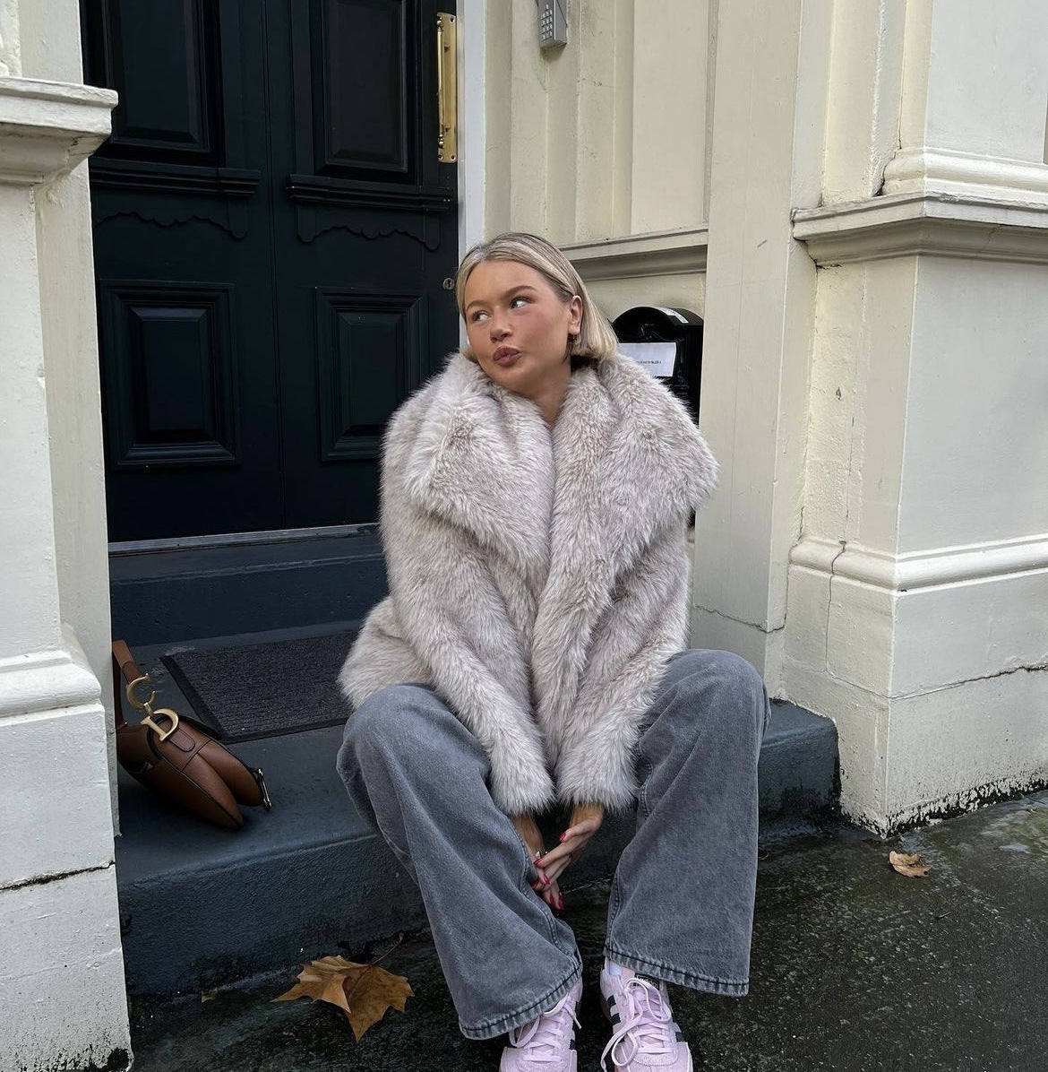 Isabella | Luxuriöse Kunstfelljacke für Damen