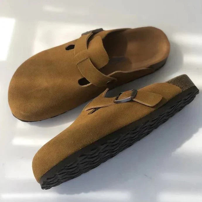 Teravo – Premium Unisex-Ledersandalen im Boston-Stil